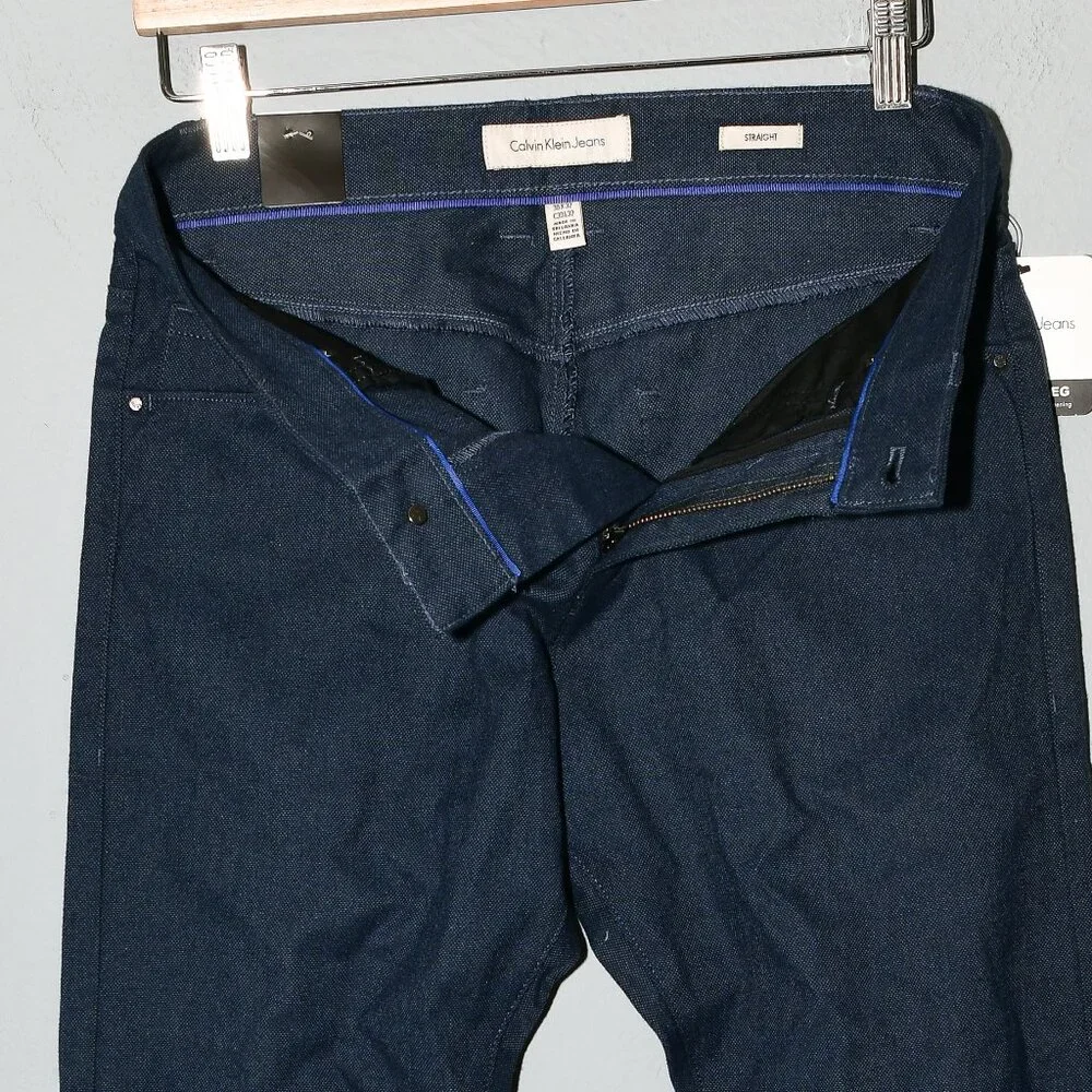 CALVIN KLEIN JEANS MEN'S 5 POCKET STRAIGHT LEG Twill PANTS‎